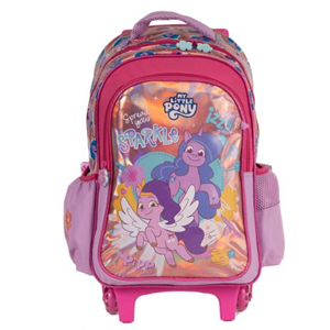 کوله پشتی چرخدار 40 سانتی مای لیتل پونی مدل Rainbow Max - Backpack - Trolly Bag - My Little Pony - Sparkle_کوله پشتی